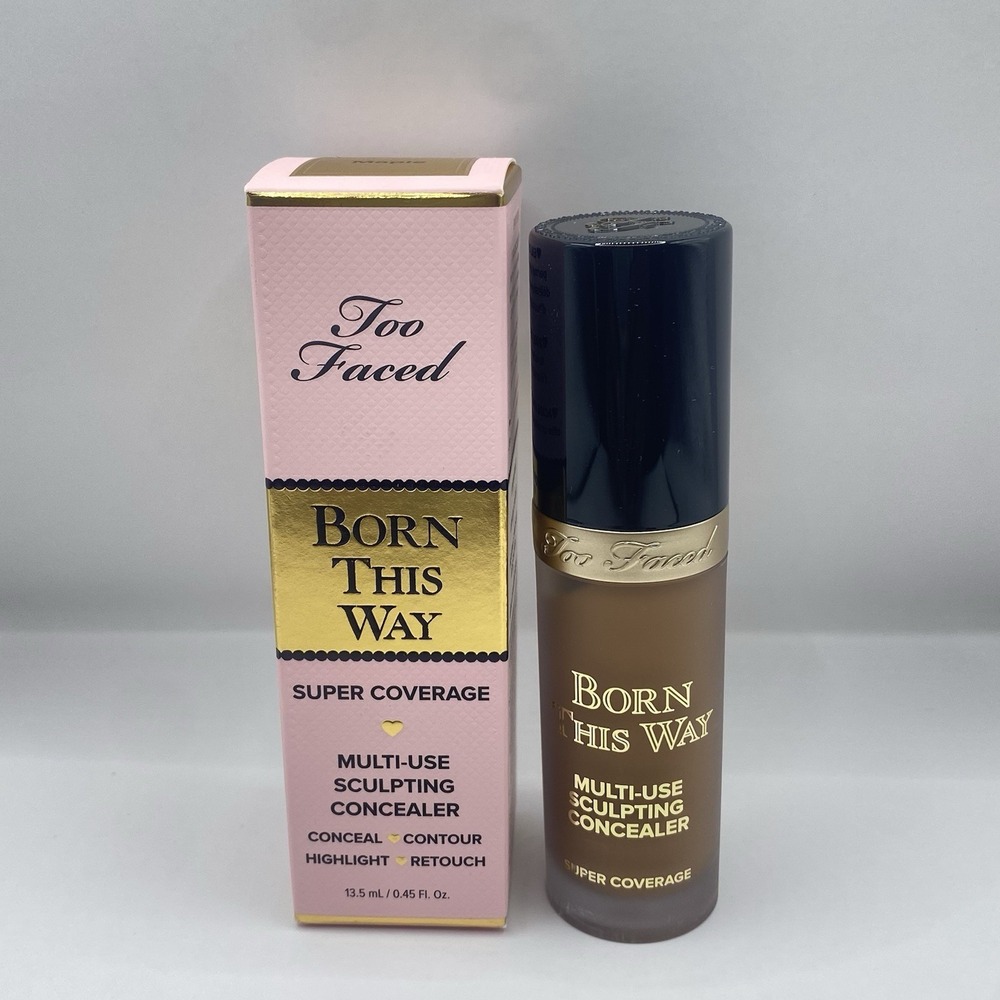 Too Faced Born This Way Multi Use Sculpting Concealer - Maple - New Full Size